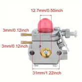 Hipa 753-06190 Carburetor Kit for Bolens BL110 for Walbro WT-973 Trimmer Tiller MTD M2510 M2500 BL110 BL160 H2500 Gas String Trimmer